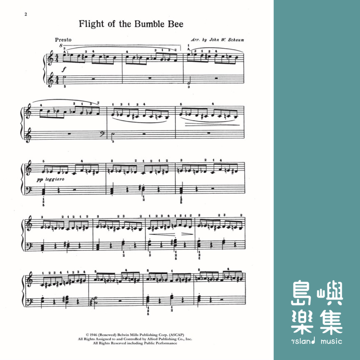 FLIGHT OF THE BUMBLE BEE/PIANO SOLO