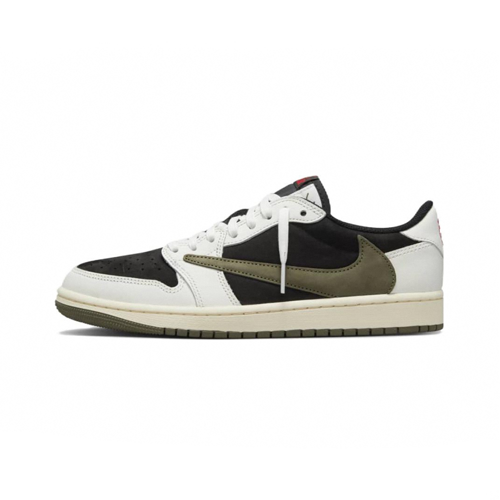 Travis Scott x Air Jordan 1 Low OG Olive 橄欖綠 倒勾 DZ4137-106