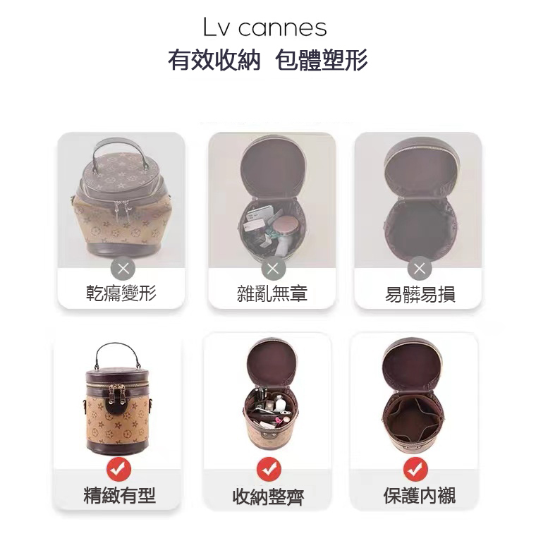 LV Cannes水桶包內膽包圓筒包