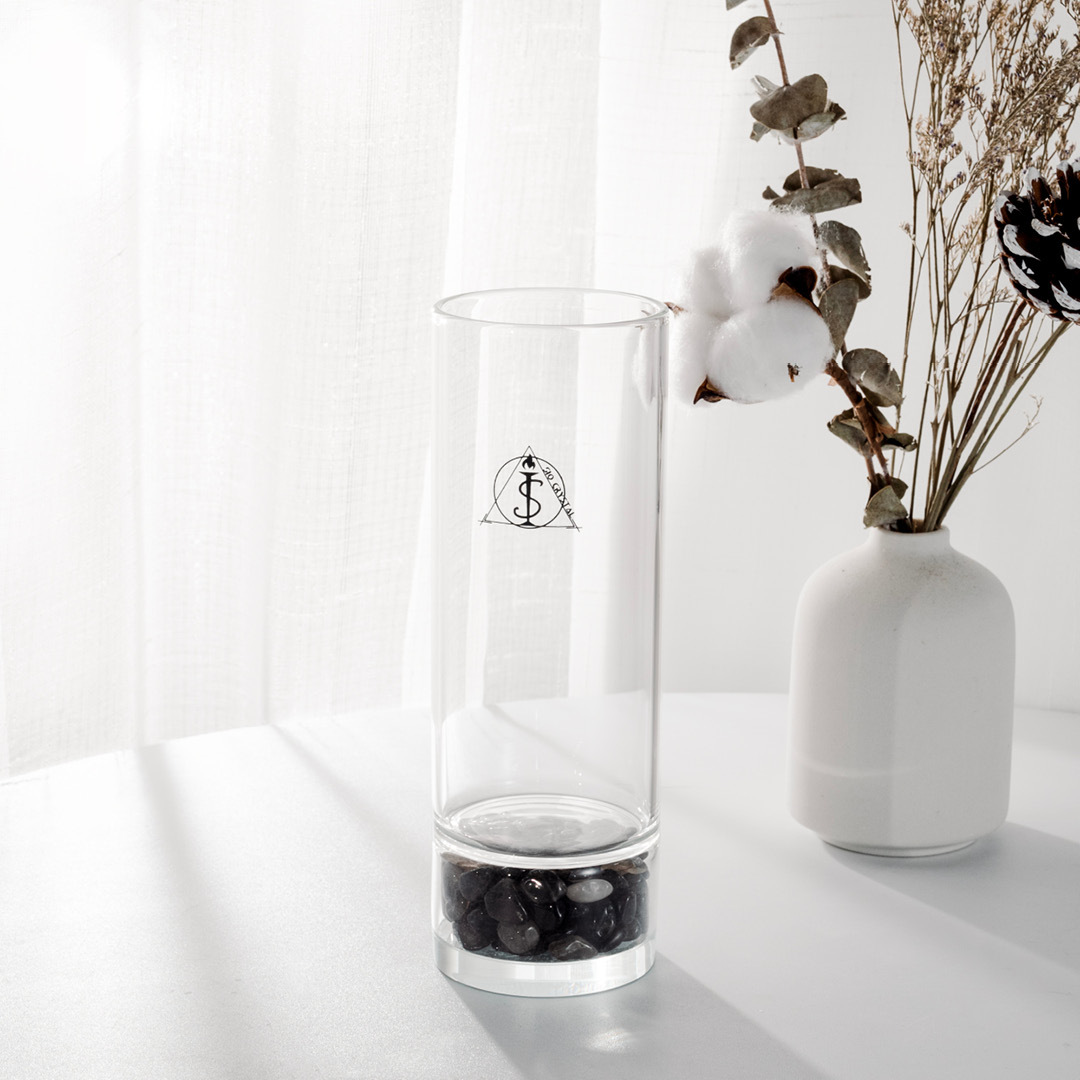 【祈願能量水晶杯】避邪水杯-茶水晶轉運水杯