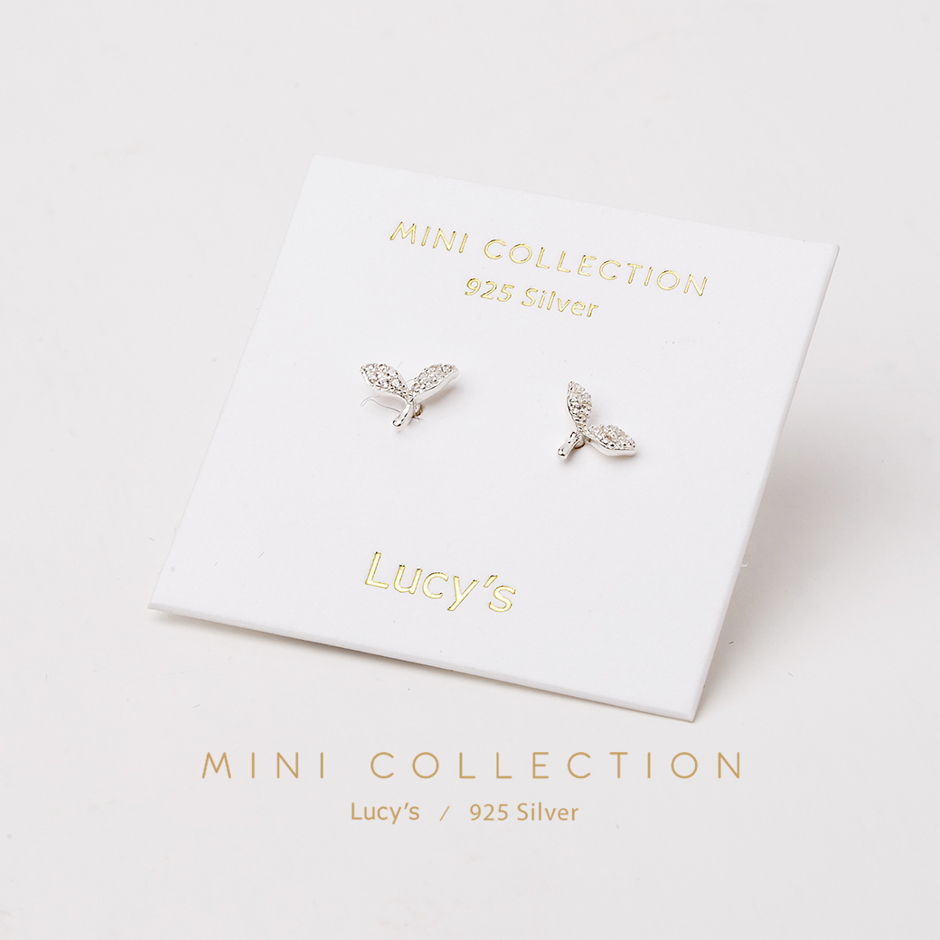 *925純銀〔輕銀系列〕春芽 耳環 (106676)