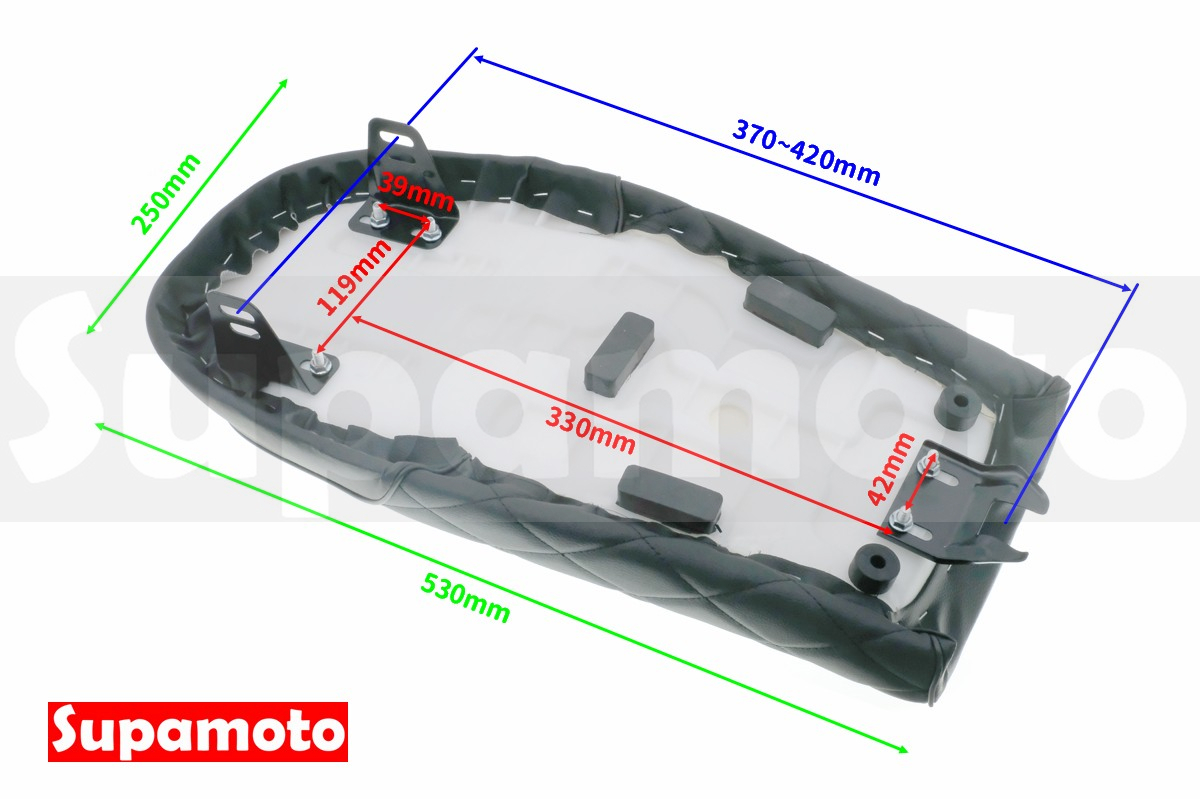 -Supamoto- 復古 橫條 駝峰 座墊 坐墊 椅墊 座椅 咖啡 駝峰 單座 通用 改裝 條紋 CB350