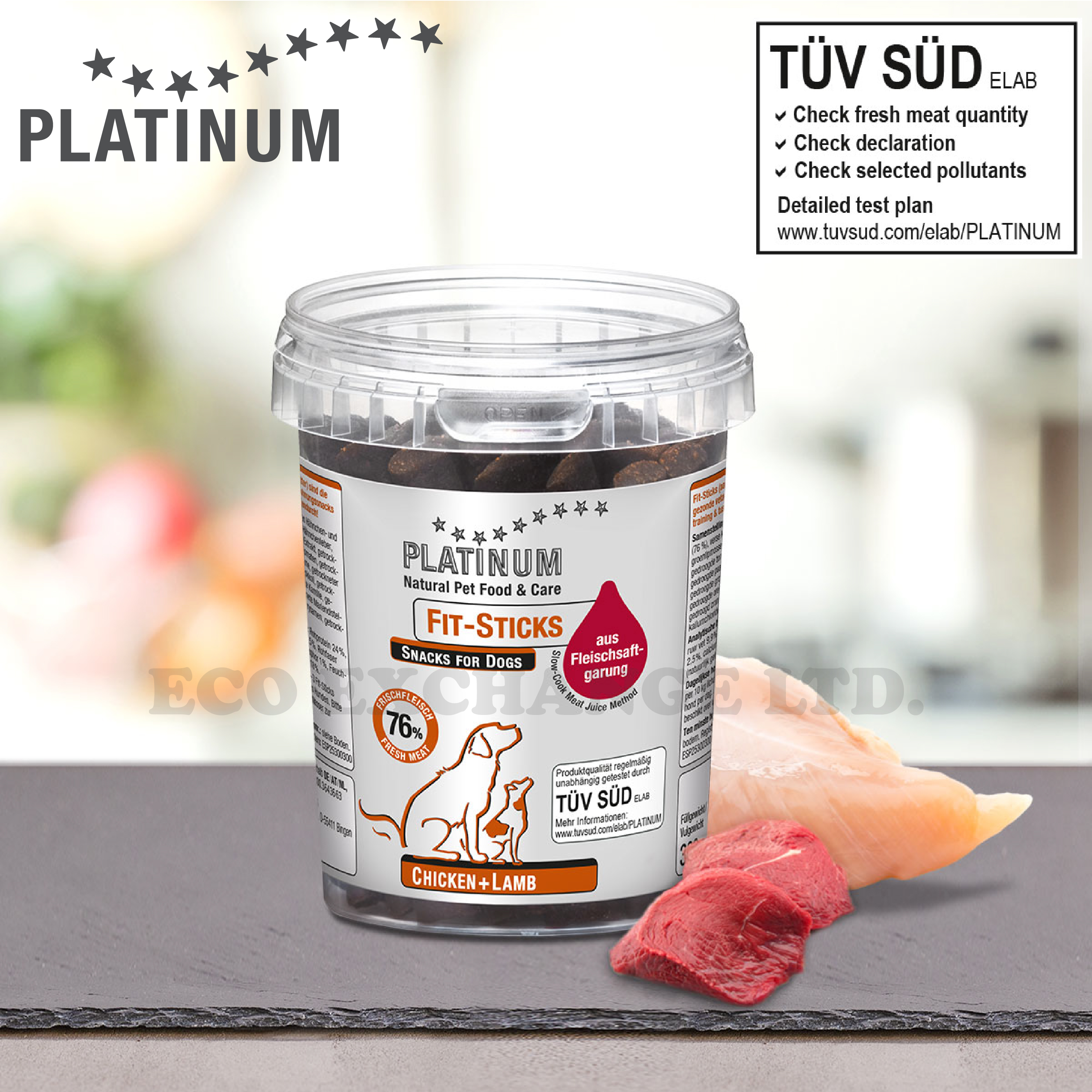 『白金』鮮雞+鮮羊肉滋味條 (300g) 此日期前最佳::30/06/2026