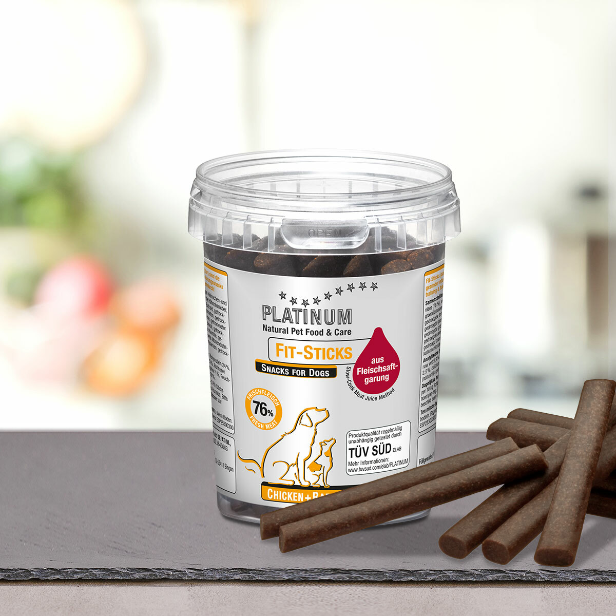 『白金』鮮雞+鮮兔肉滋味條 (300g) 此日期前最佳:30/06/2026