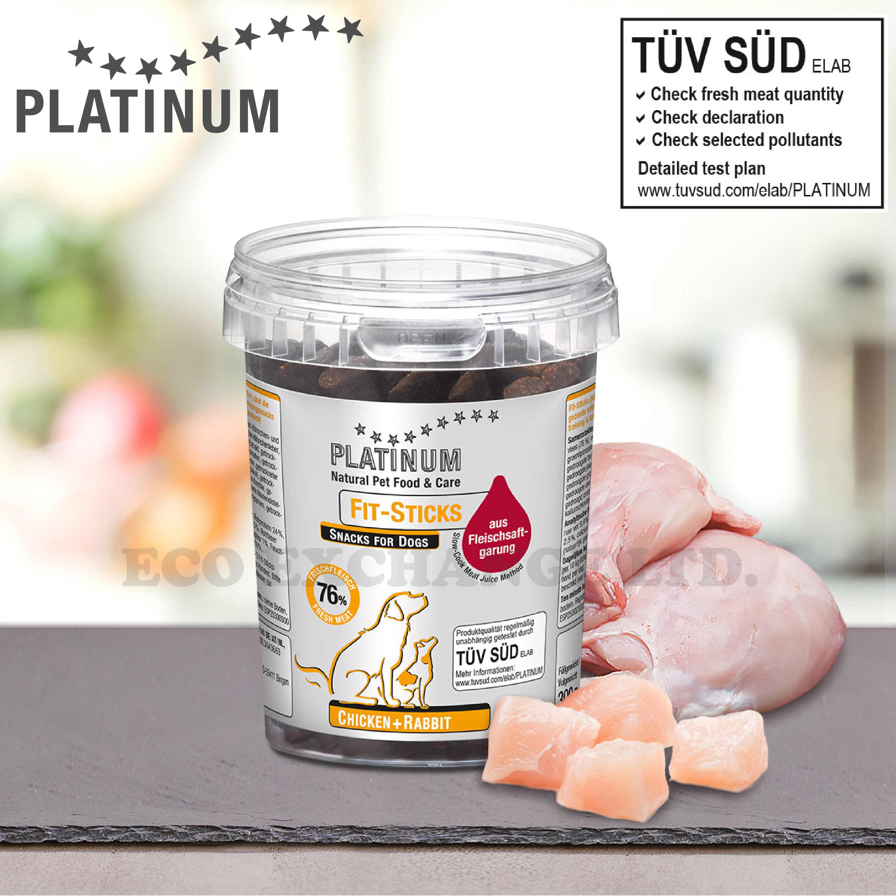 白金鮮雞肉+兔肉滋味條 1盒 300g & 鮮雞肉+羊肉滋味條 1 盒 300g