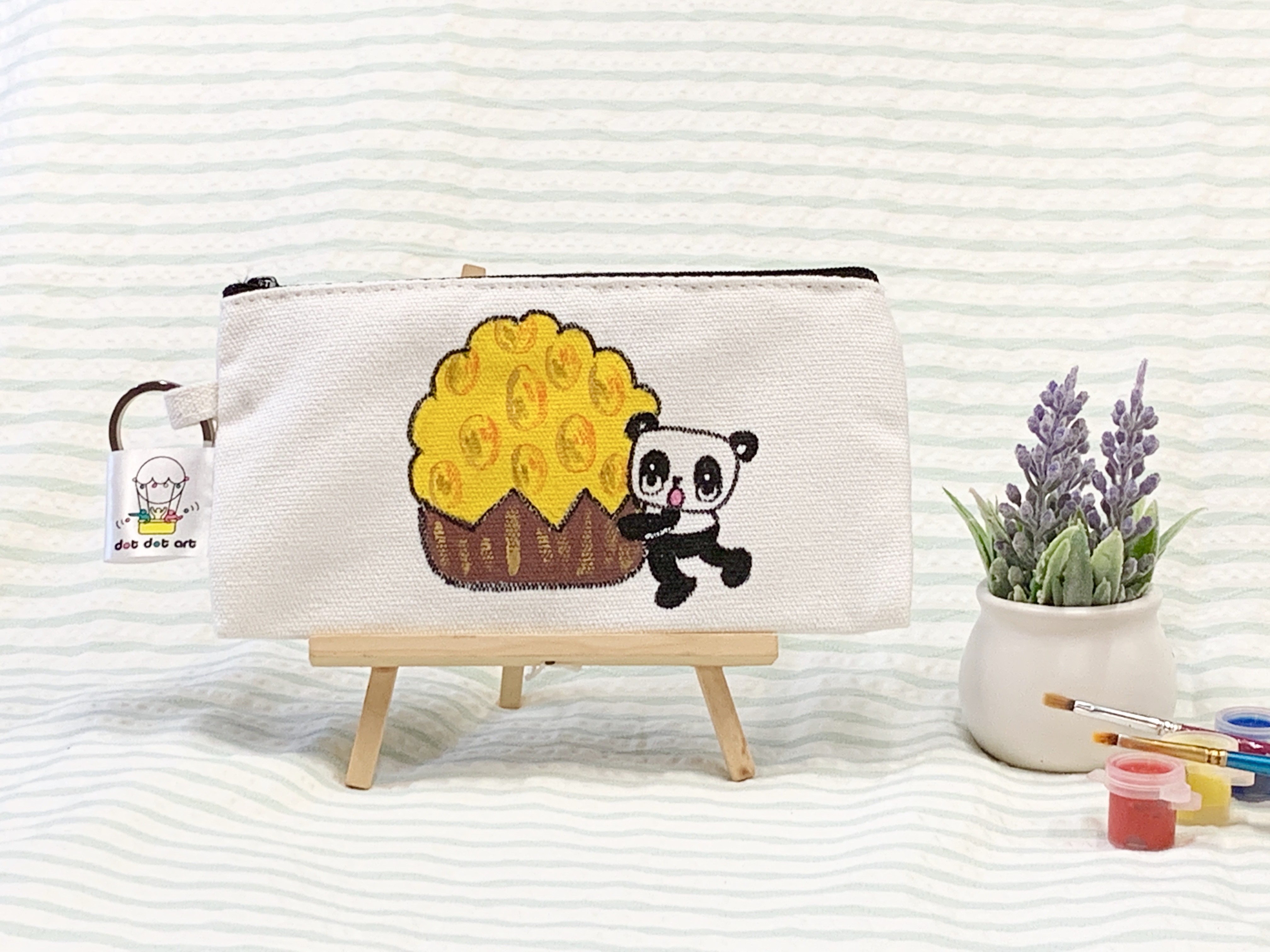 長筆袋 (雞蛋仔熊貓)