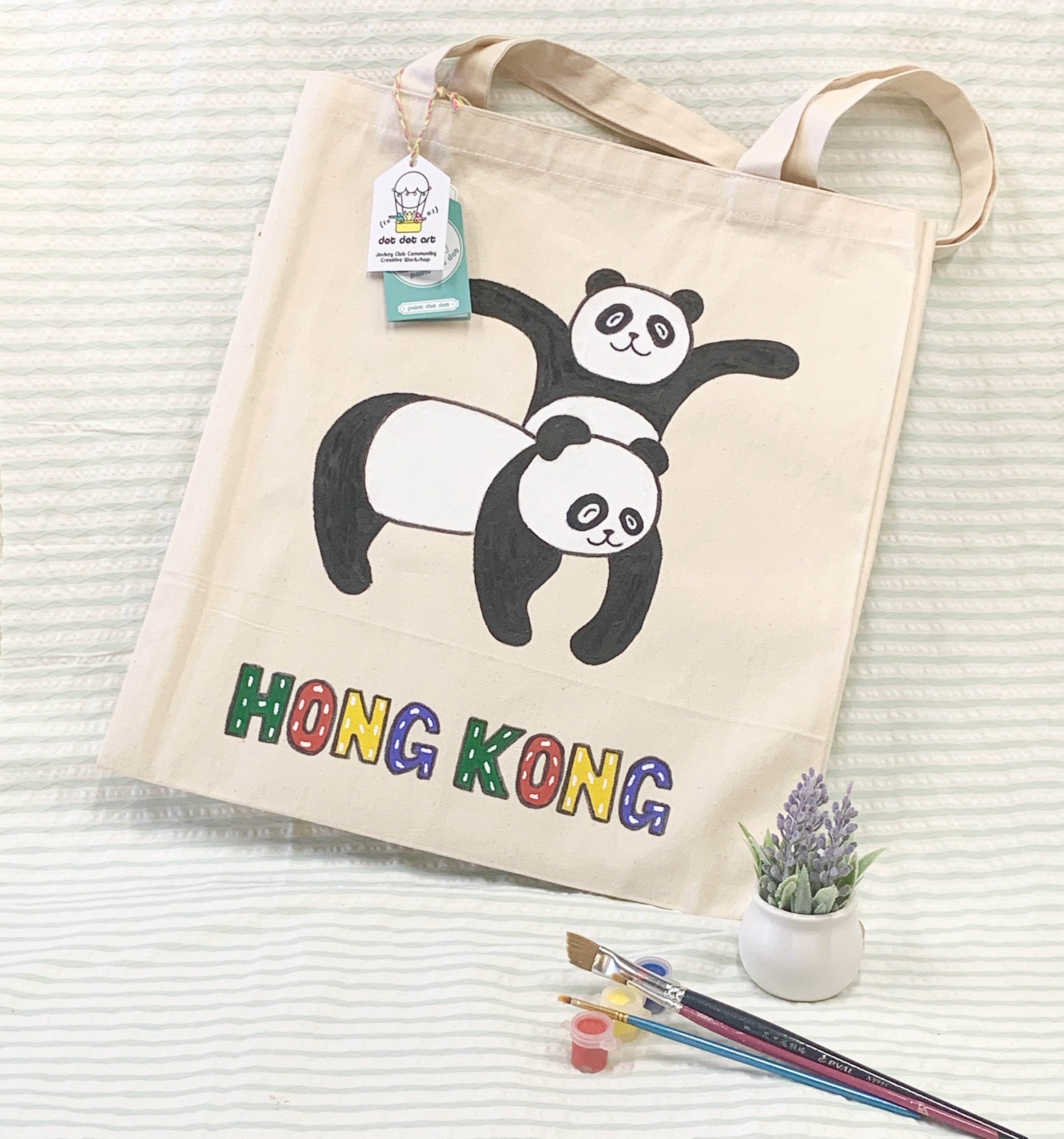 環保袋 (雙熊貓)