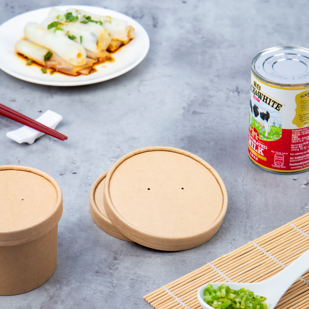 牛皮紙湯杯蓋 115口徑