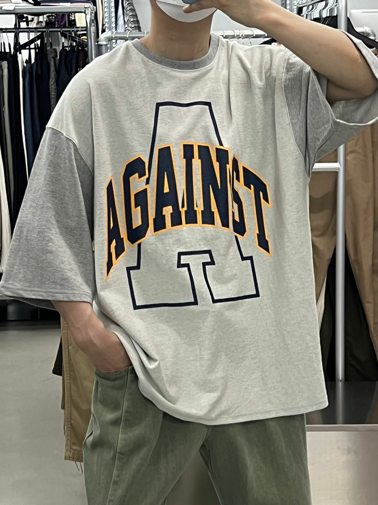 英文字短袖Tee T4689