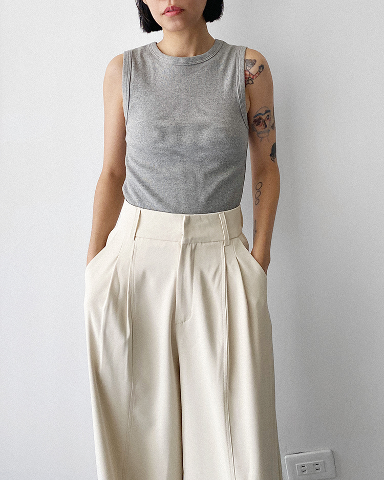 MFT-2289 簡約坑條背心 ɴᴇᴡ ᴄᴏʟᴏʀs