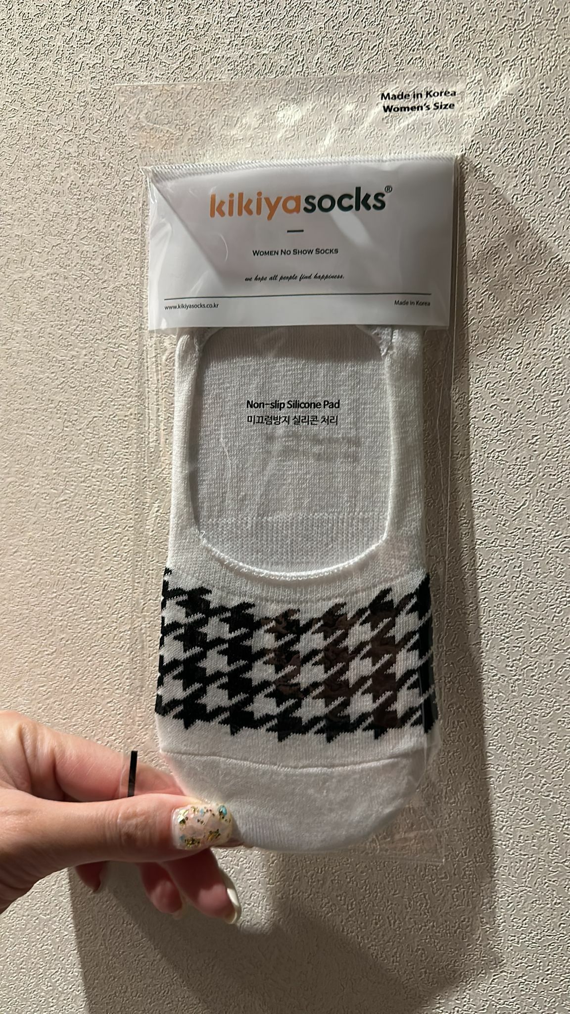 AS138 千鳥格襪仔