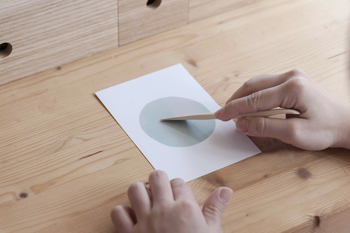 MU．二代-木頭感壓棒 轉印貼紙專用 雙頭使用