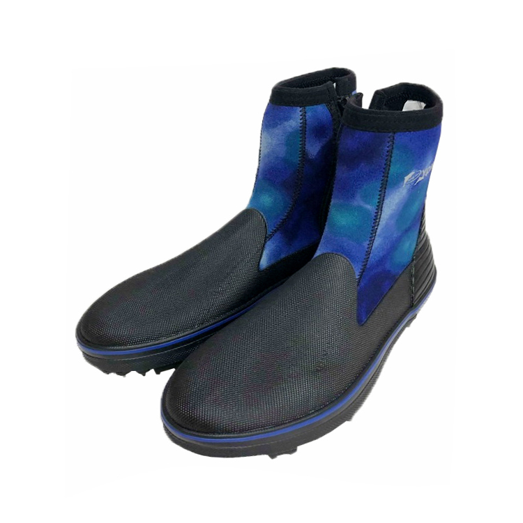 YONGYUE圓楦頭磯釣釘鞋/炫藍迷彩