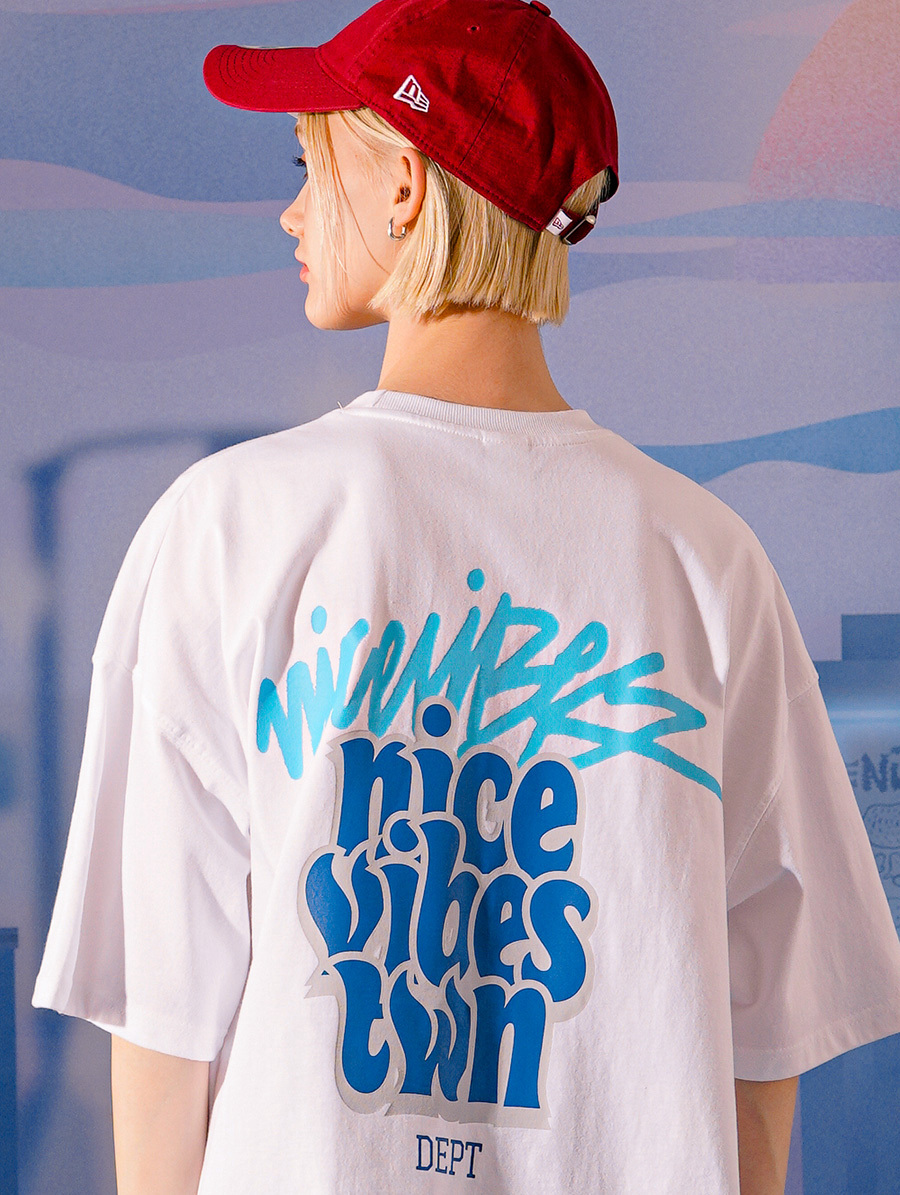 <預購> 韓國TWN 塗鴉字母高磅純棉短T