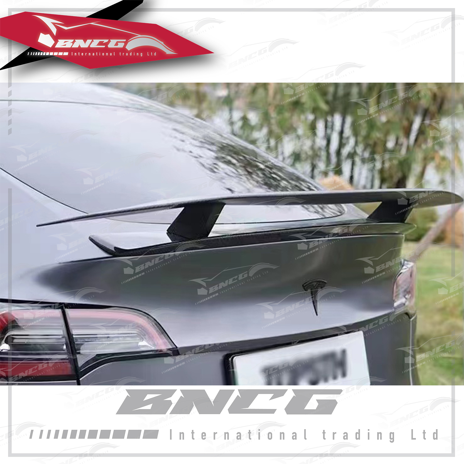 特斯拉 Tesla Model 3 Model Y 改裝 卡夢 碳纖維 外觀件 空力套件 雙層式 高腳尾翼