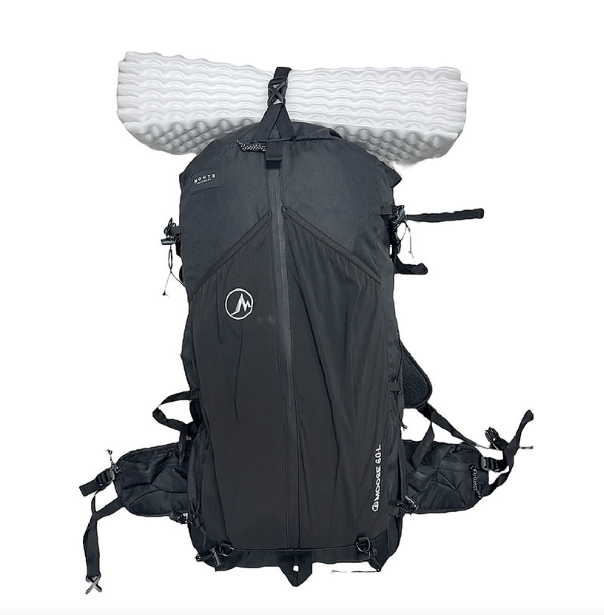 Monte Equipment Moose 60L Black 輕量大容量背包