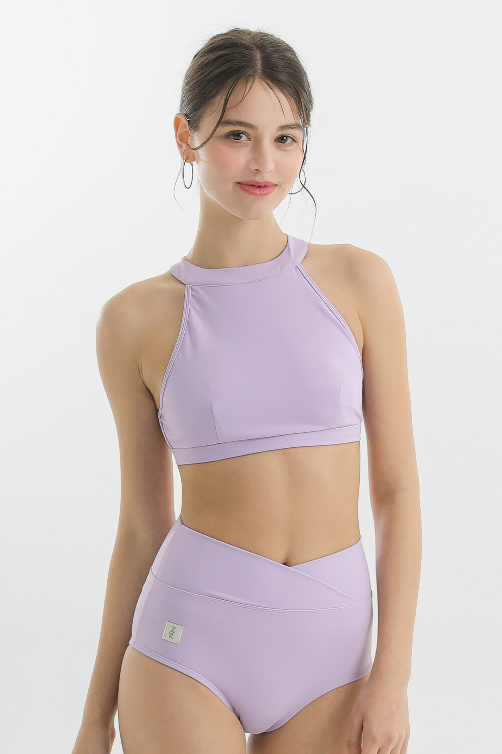 Luna Halter Top-Pure Purple