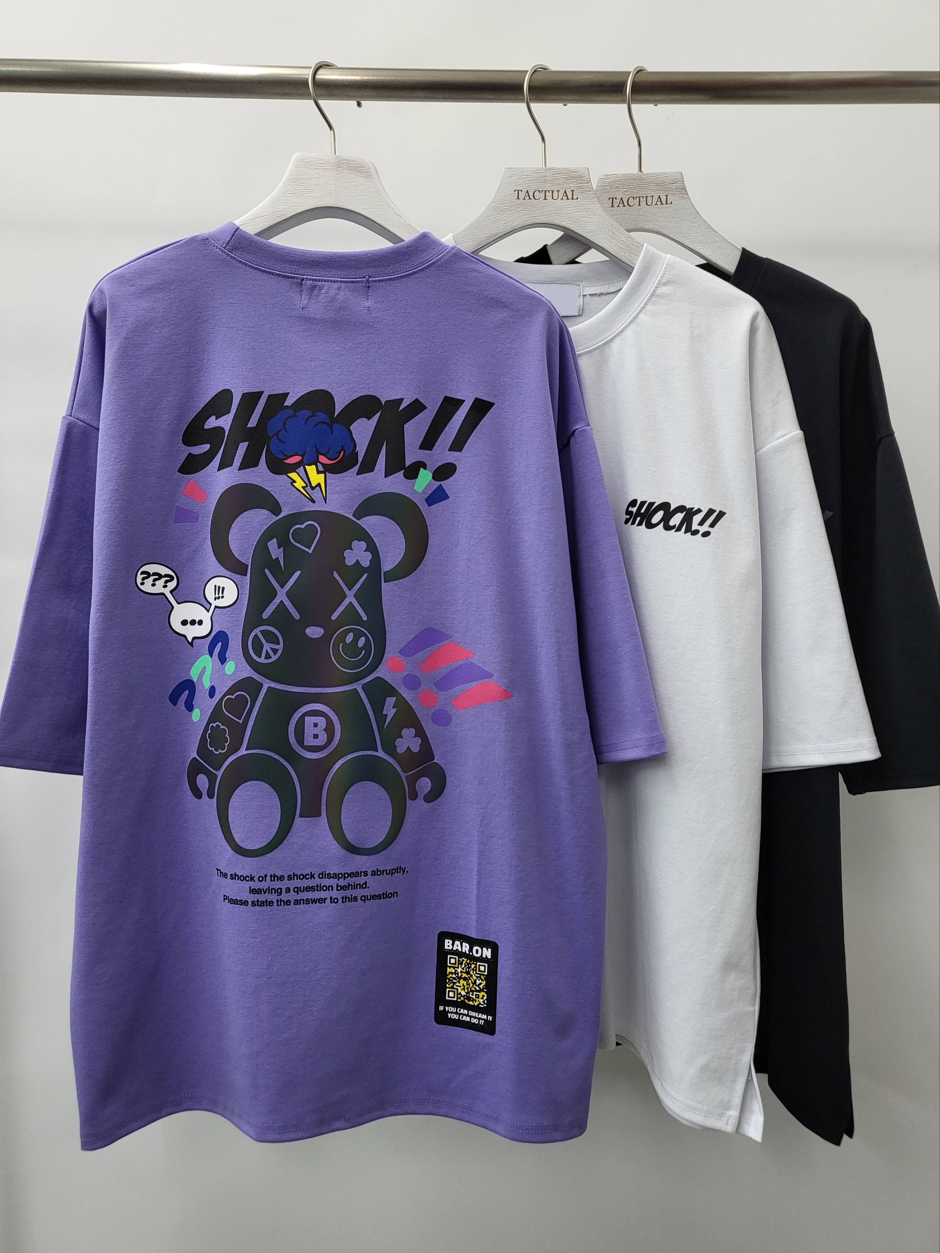 3M反光熊仔圖案短袖Tee T4774