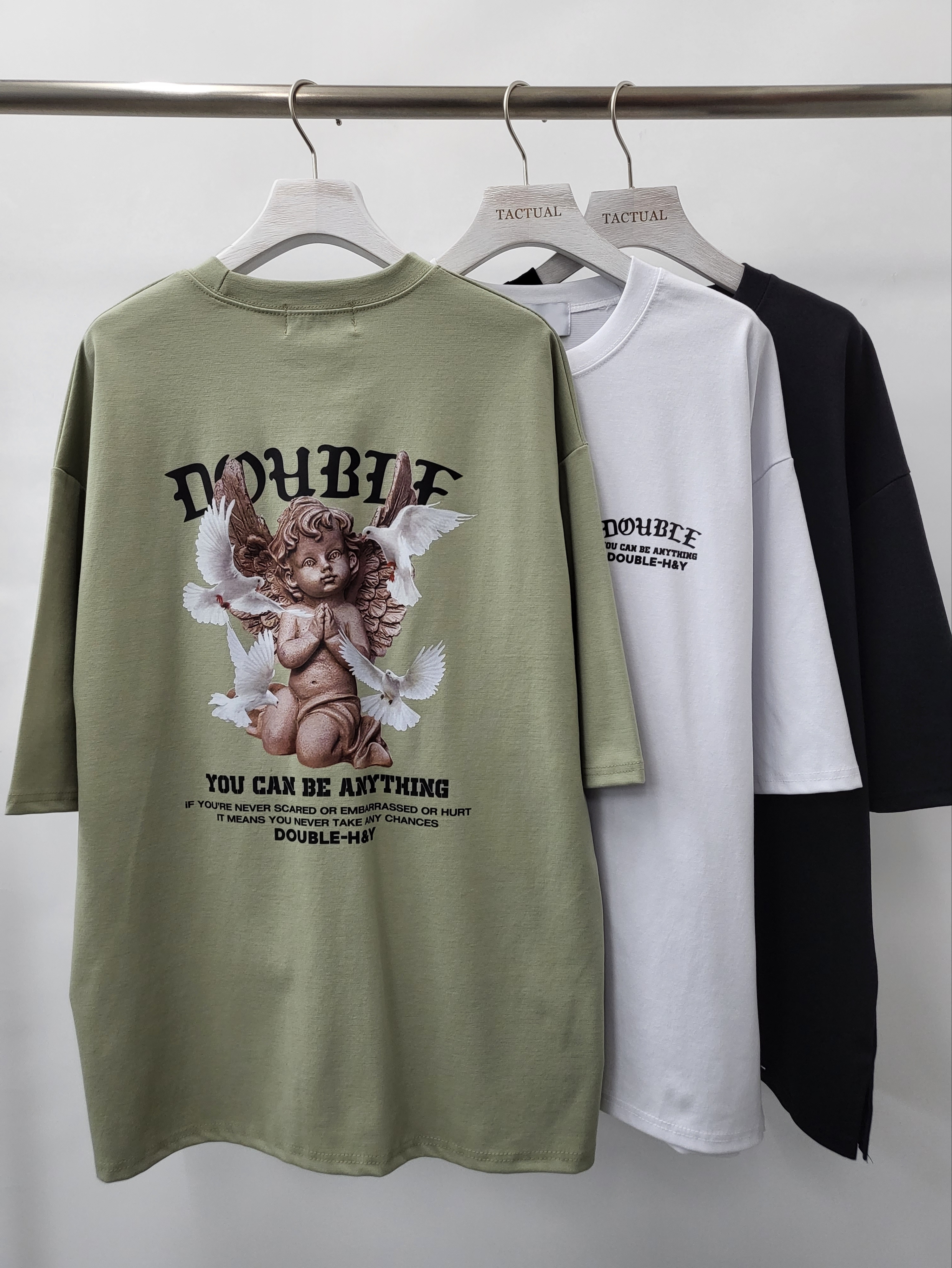 天使圖案短袖Tee T4783