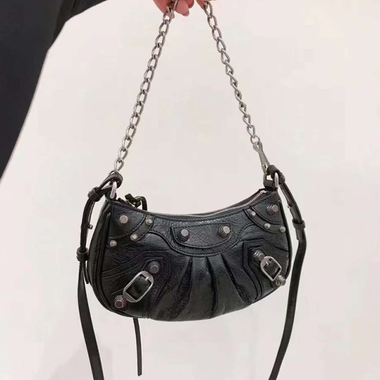 Balenciaga Le Cagole Mini 月牙鏈條包-M