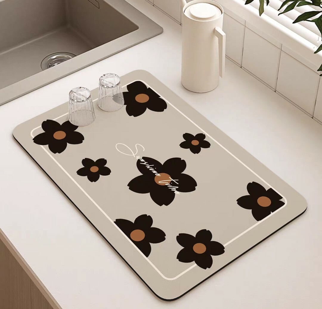 北歐風廚房檯面吸水墊