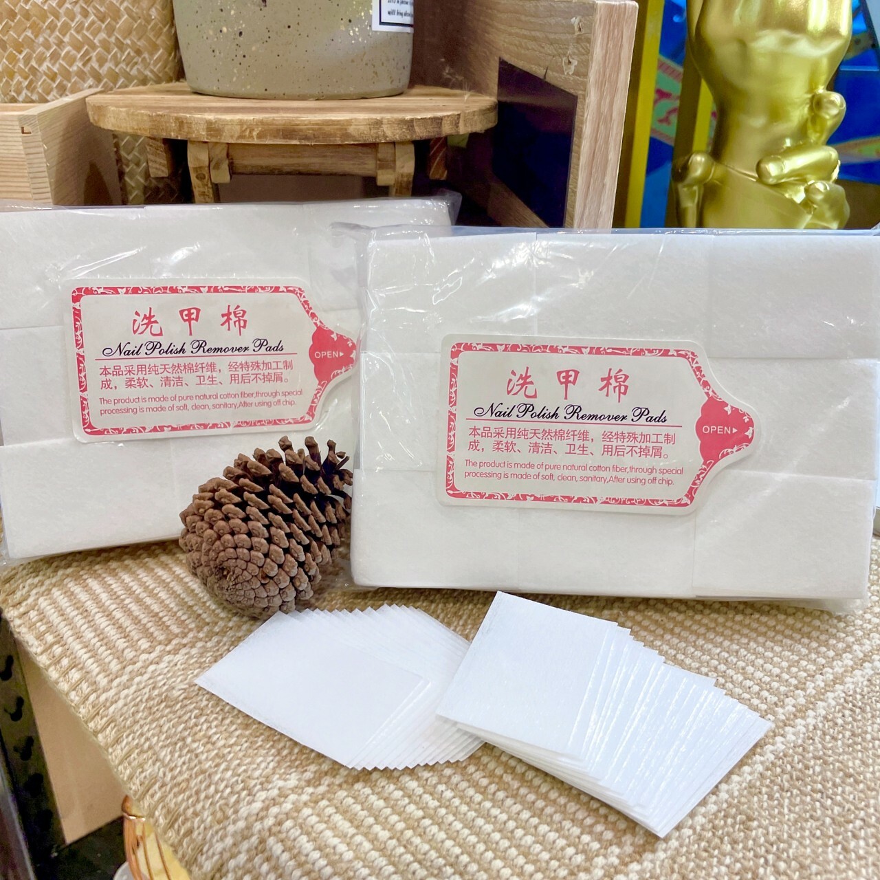 不掉屑洗甲棉 (200入)