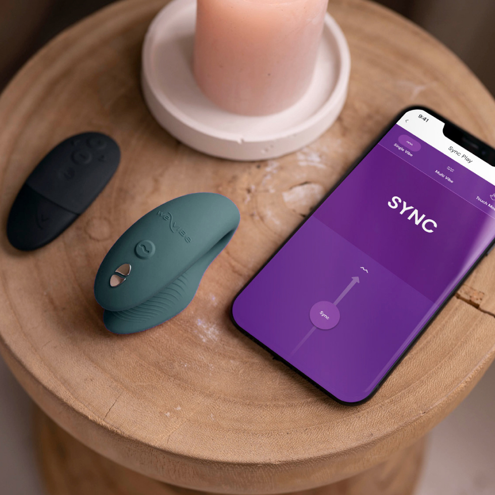 加拿大 We-Vibe Sync 2 APP遠端遙控 雙人共震器 深綠