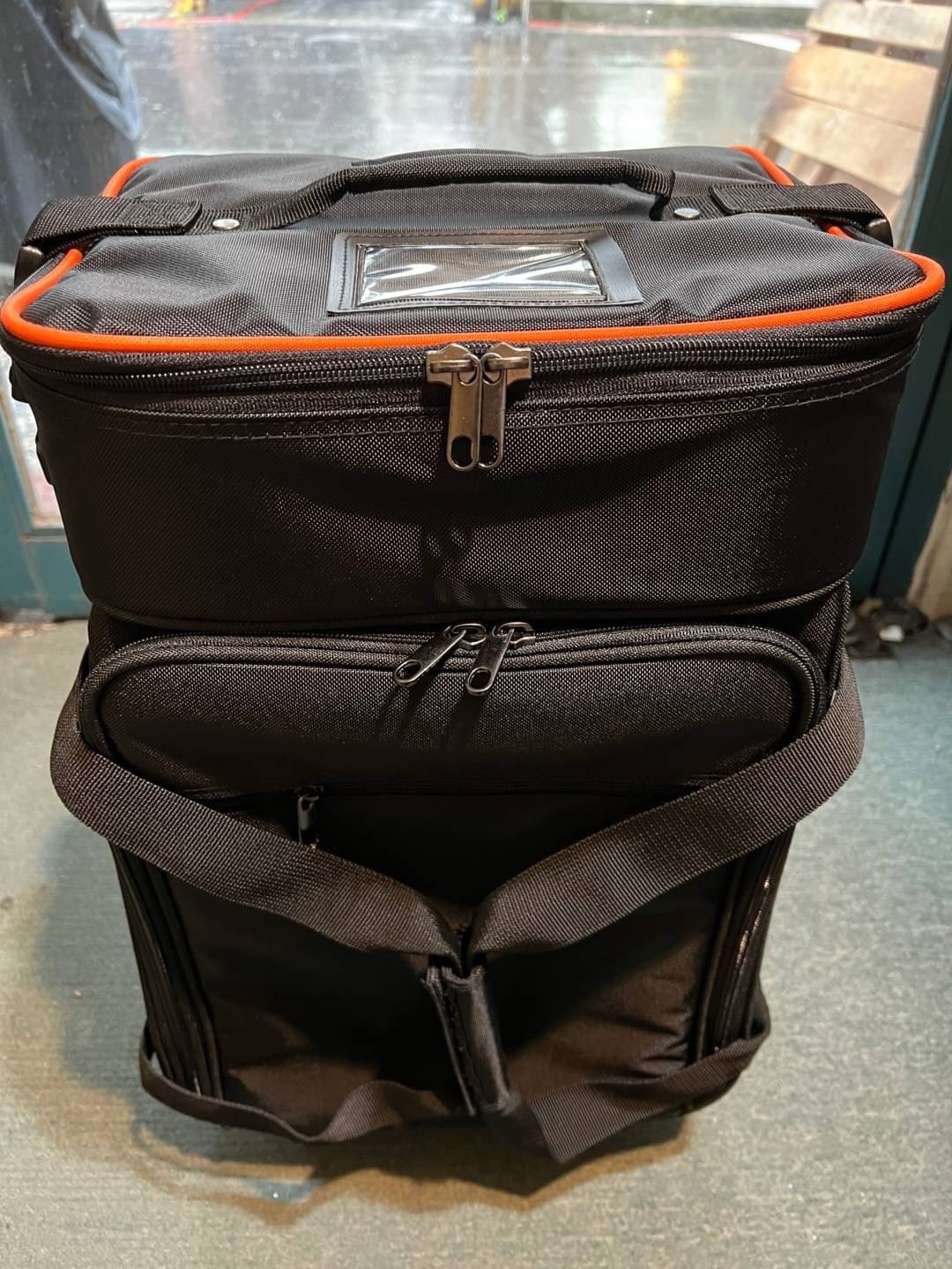 台灣製 BOSS S1專用攜行箱(拖拉式攜行箱) 新款 橘色滾邊