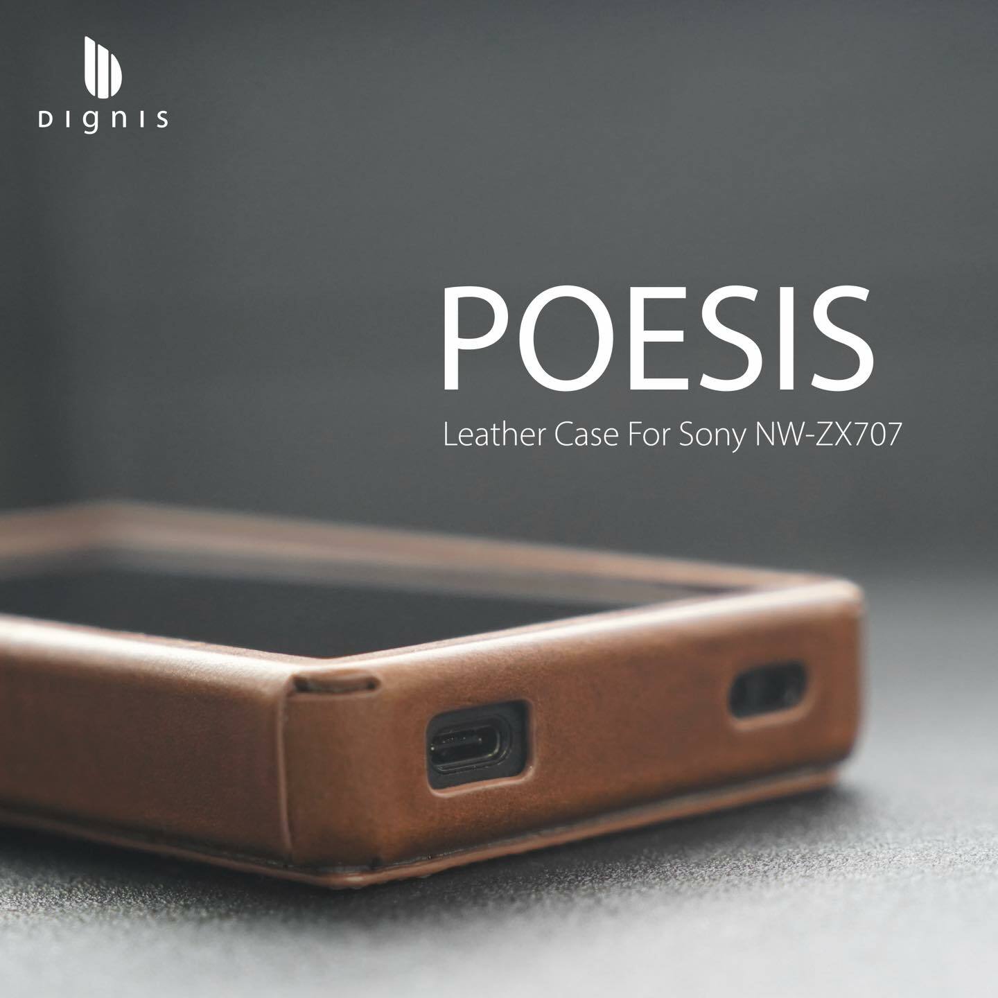 Dignis [POESIS] Sony NW-ZX707 Leather Case 專用皮套