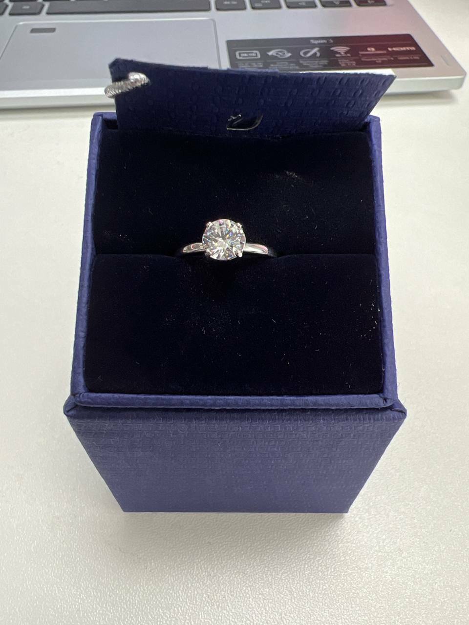 [S] SWAROVSKI RING ROUND CZWH/RHS 50, 5412023 (SSW67)