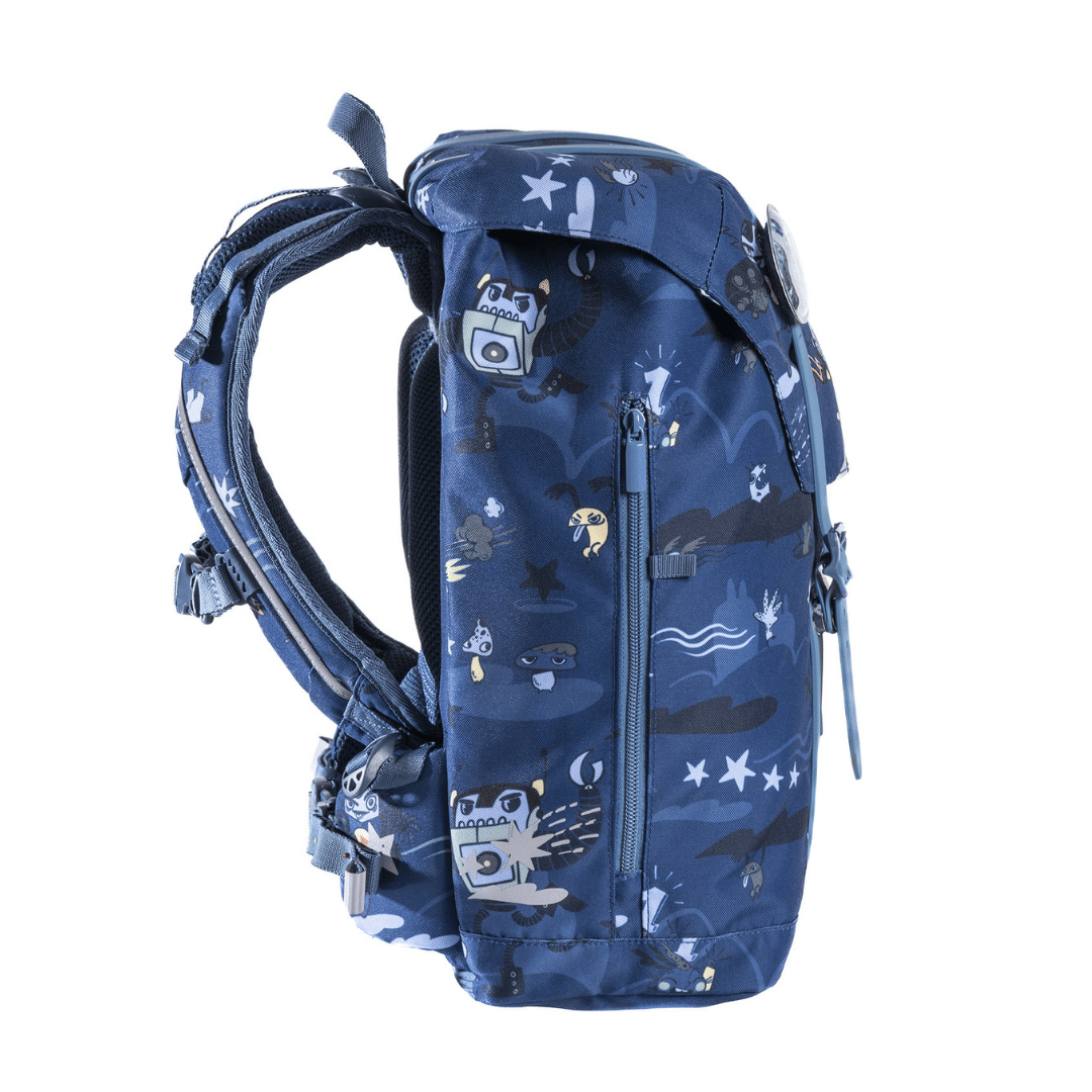 Frii Retro 22L 護脊書包 - 23100 機器戰士/藍 (第三代)