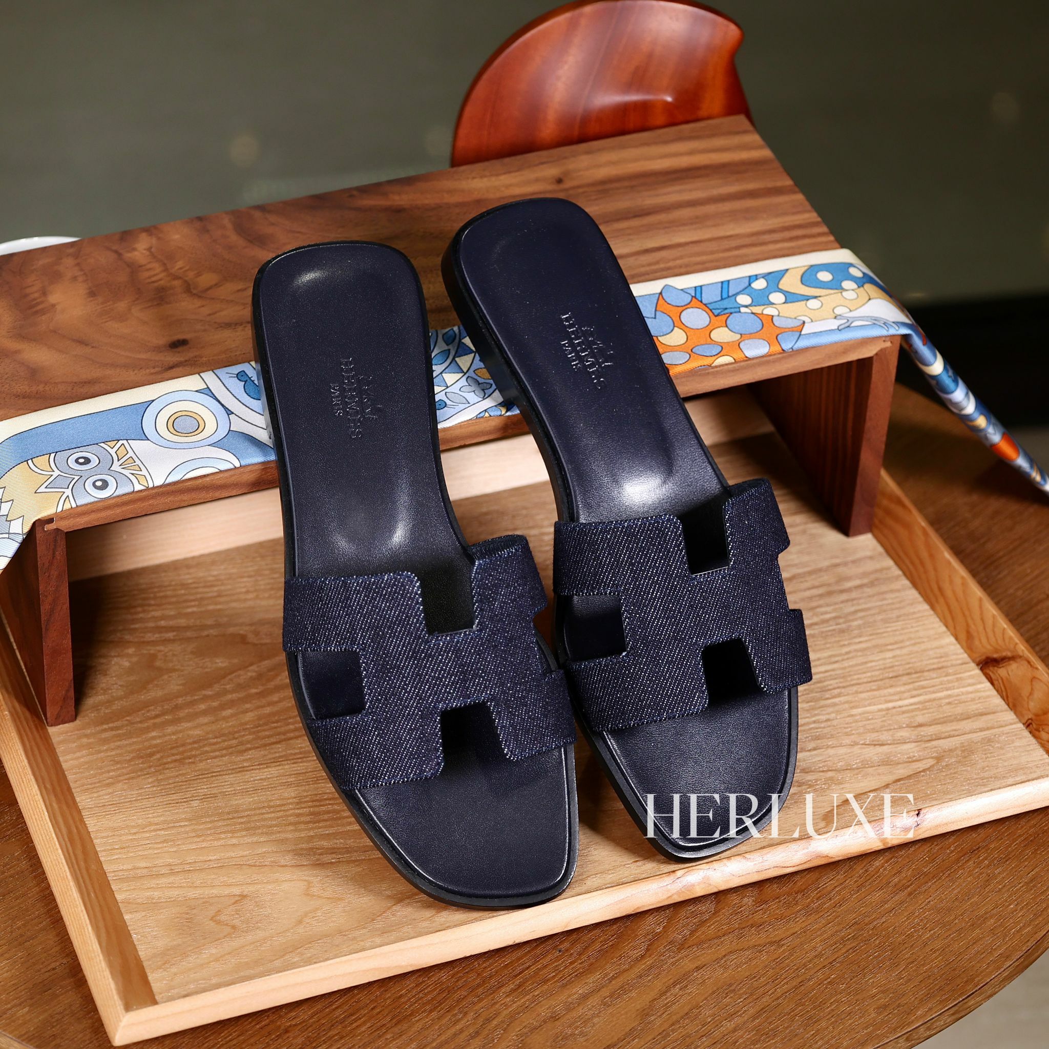 Oran sandal 牛仔布 （可預訂鞋碼）