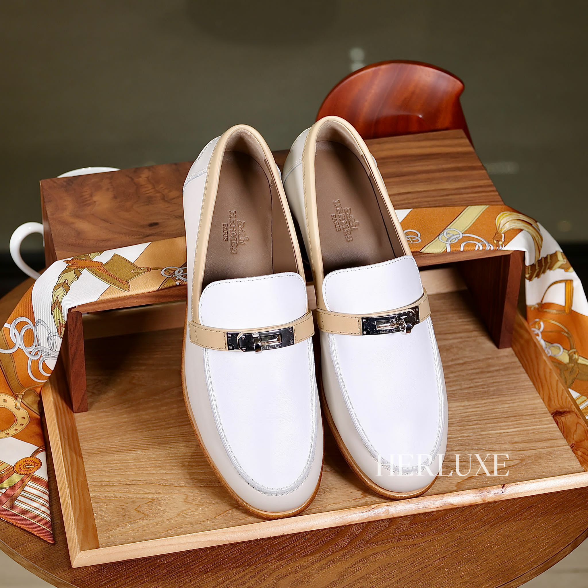 Destin loafer 91 multicolor blanc CK (可預訂鞋碼)