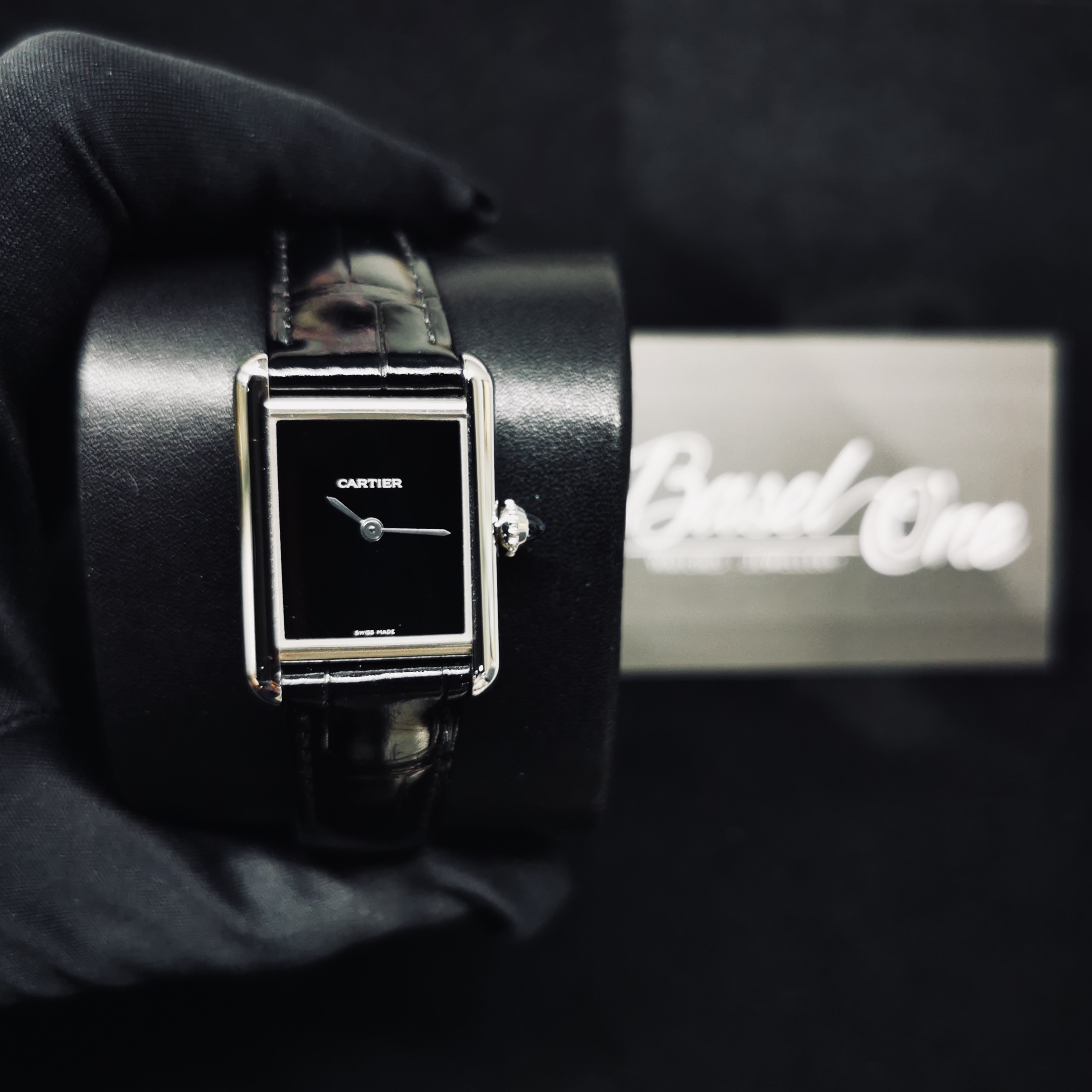 カルティエ タンクマストブラックSM WSTA0071 CARTIER WSTA0071 タンク マスト SM 中古 ｜ カルティエ | 腕時計の