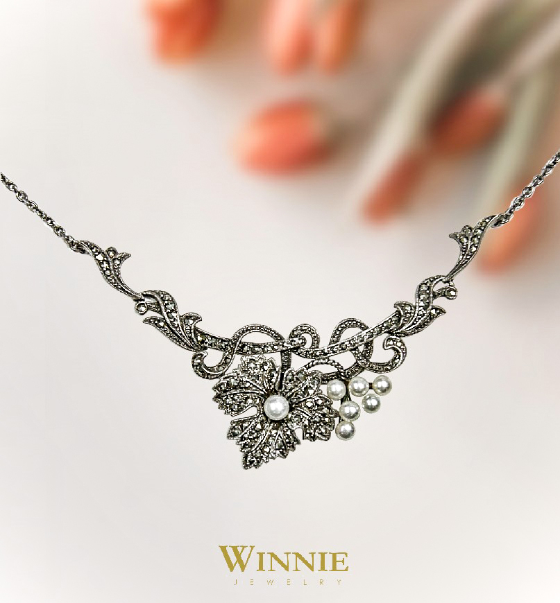 花叢果實小米珠項鍊