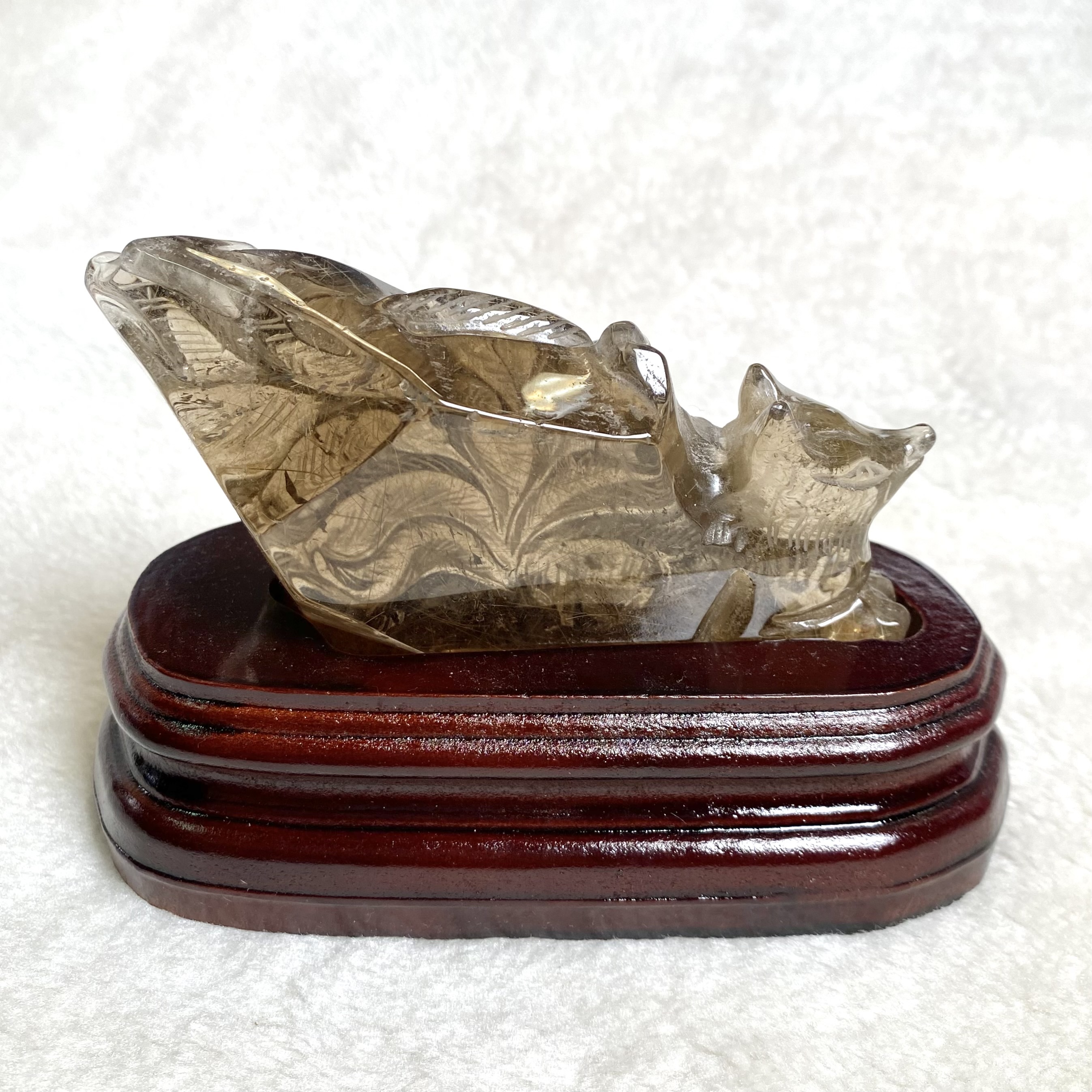 髮晶九尾狐 #A226