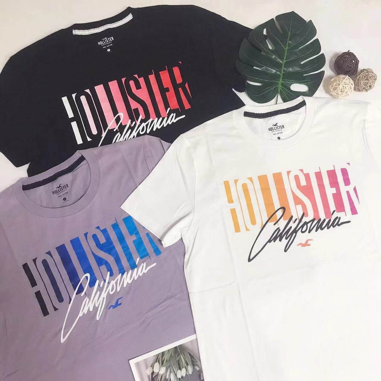 HOLLISTER MIDDLE LOGO TEE 外國限定款