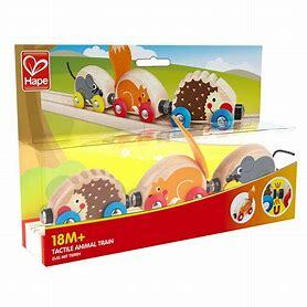 Hape Tactile Animal Train, E3817