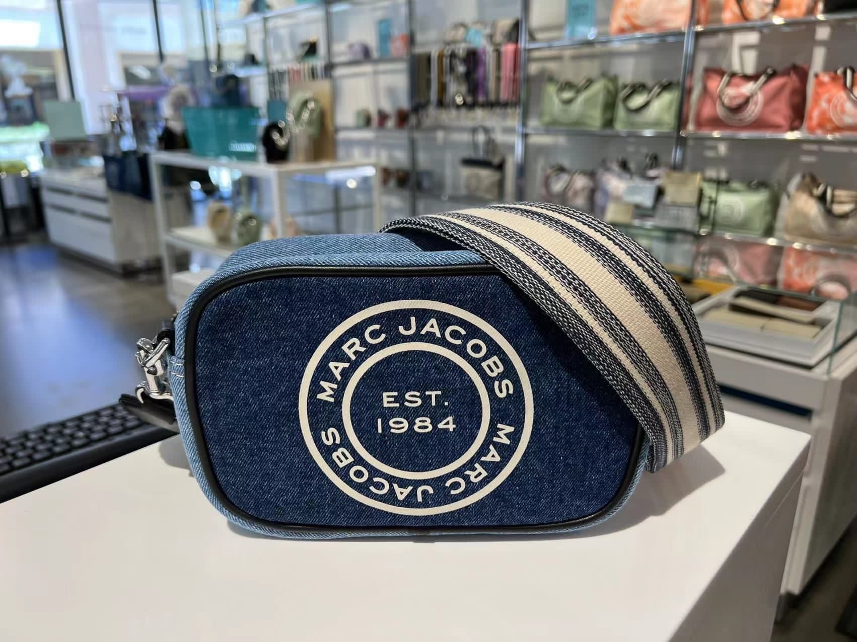 Marc Jacons Denim Camera Bag