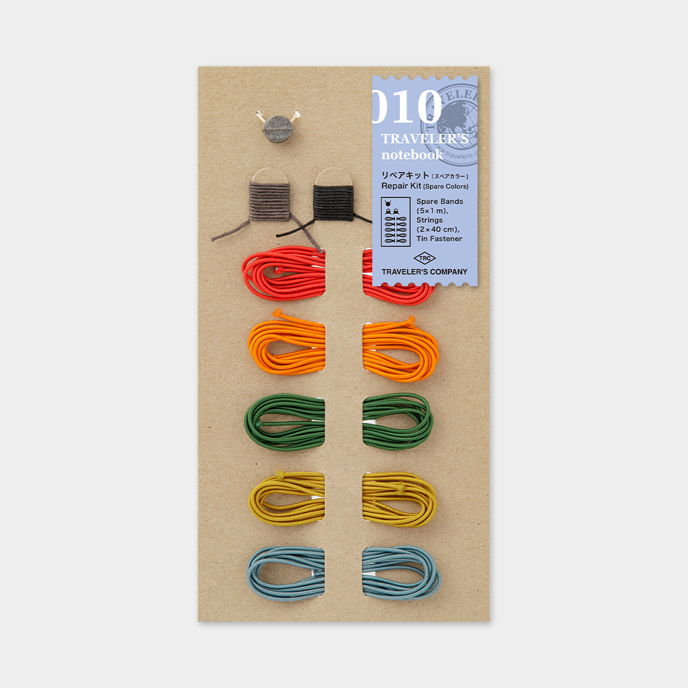 010 5色綁帶 彩色 - Traveler’s Notebook 旅人筆記本