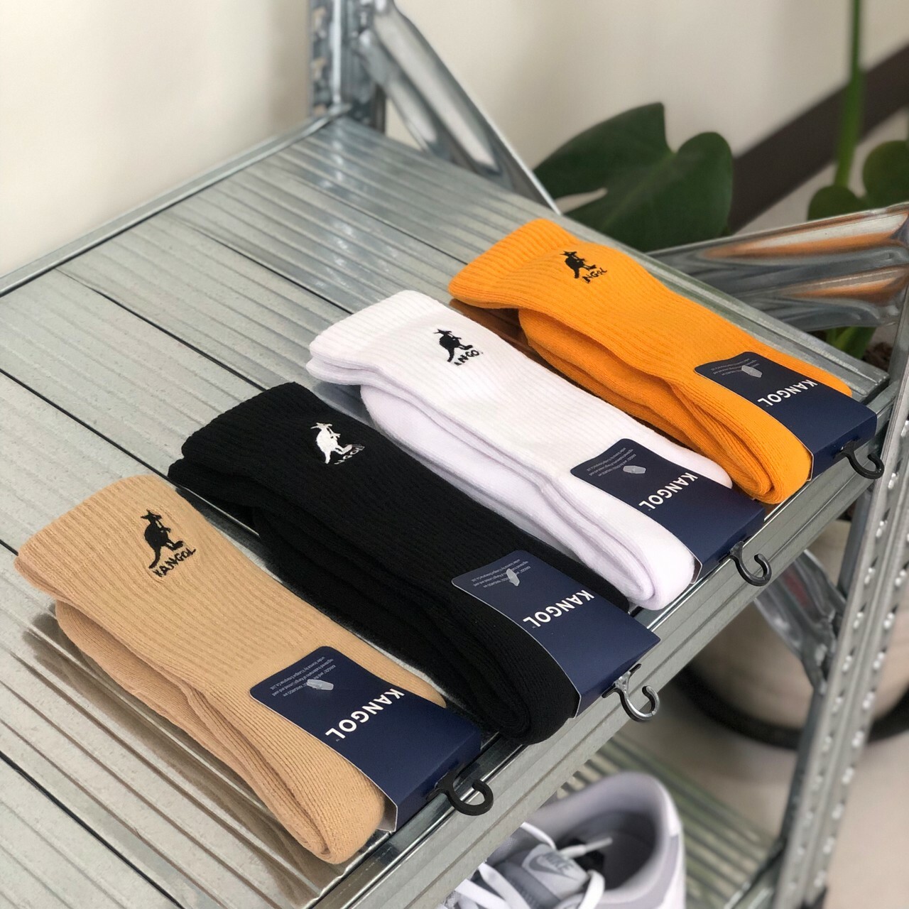 Kangol 刺繡Logo 長襪 61511844 / 61521844