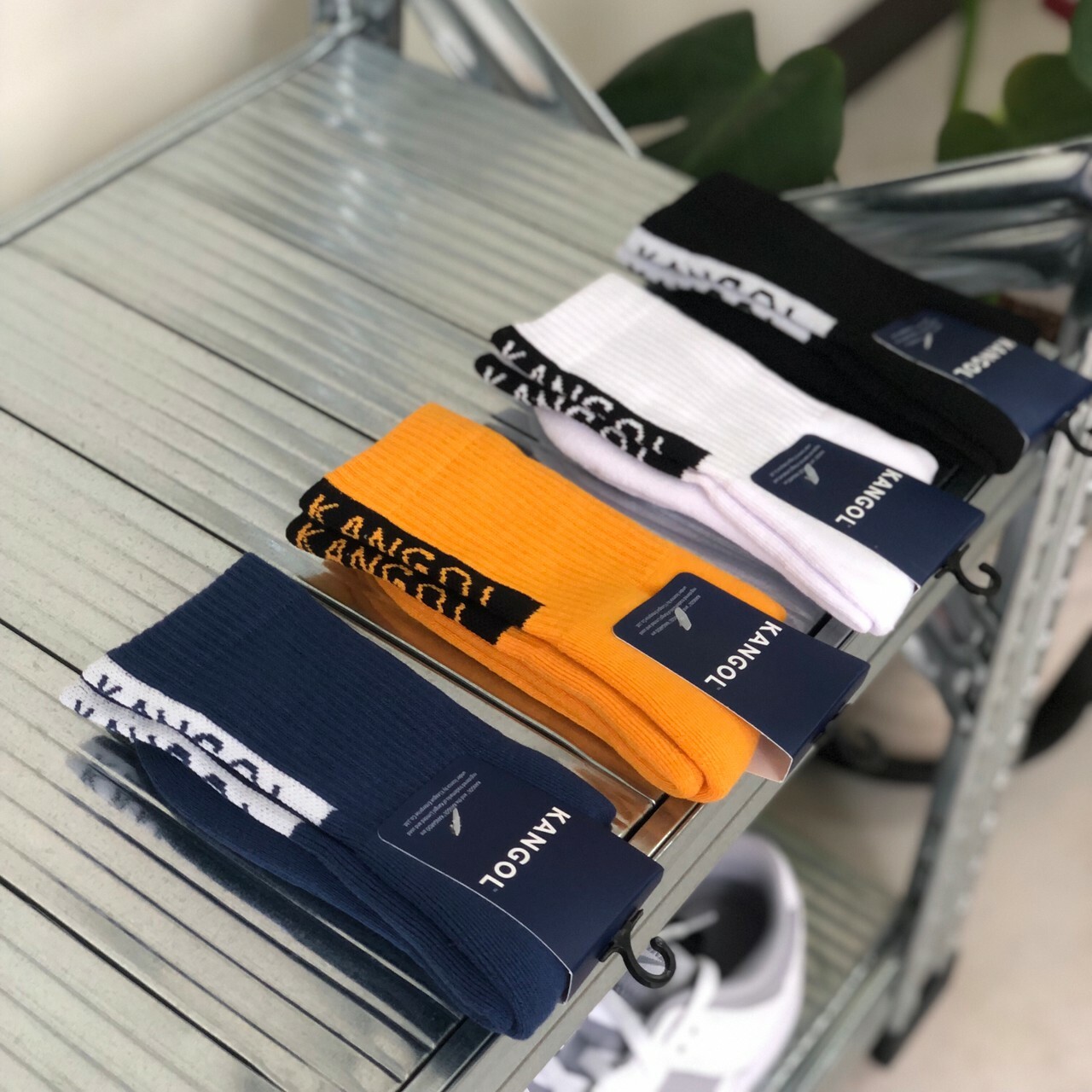 Kangol 側邊刺繡Logo 長襪 61521841 / 61511841