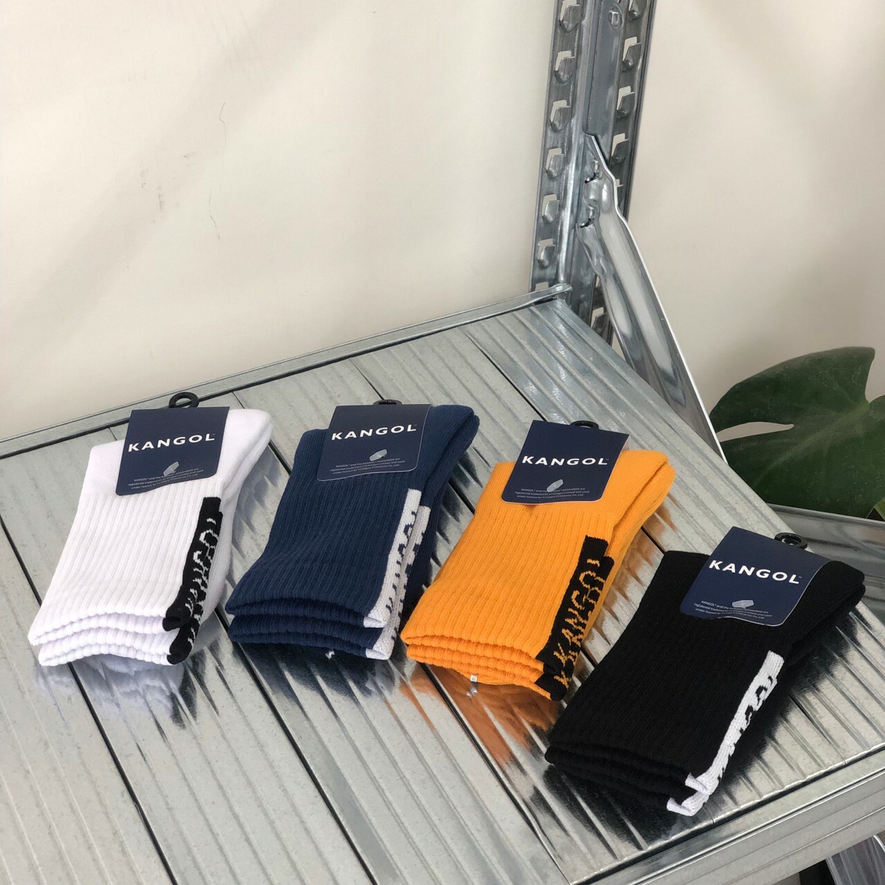 Kangol 側邊刺繡Logo 長襪 61521841 / 61511841