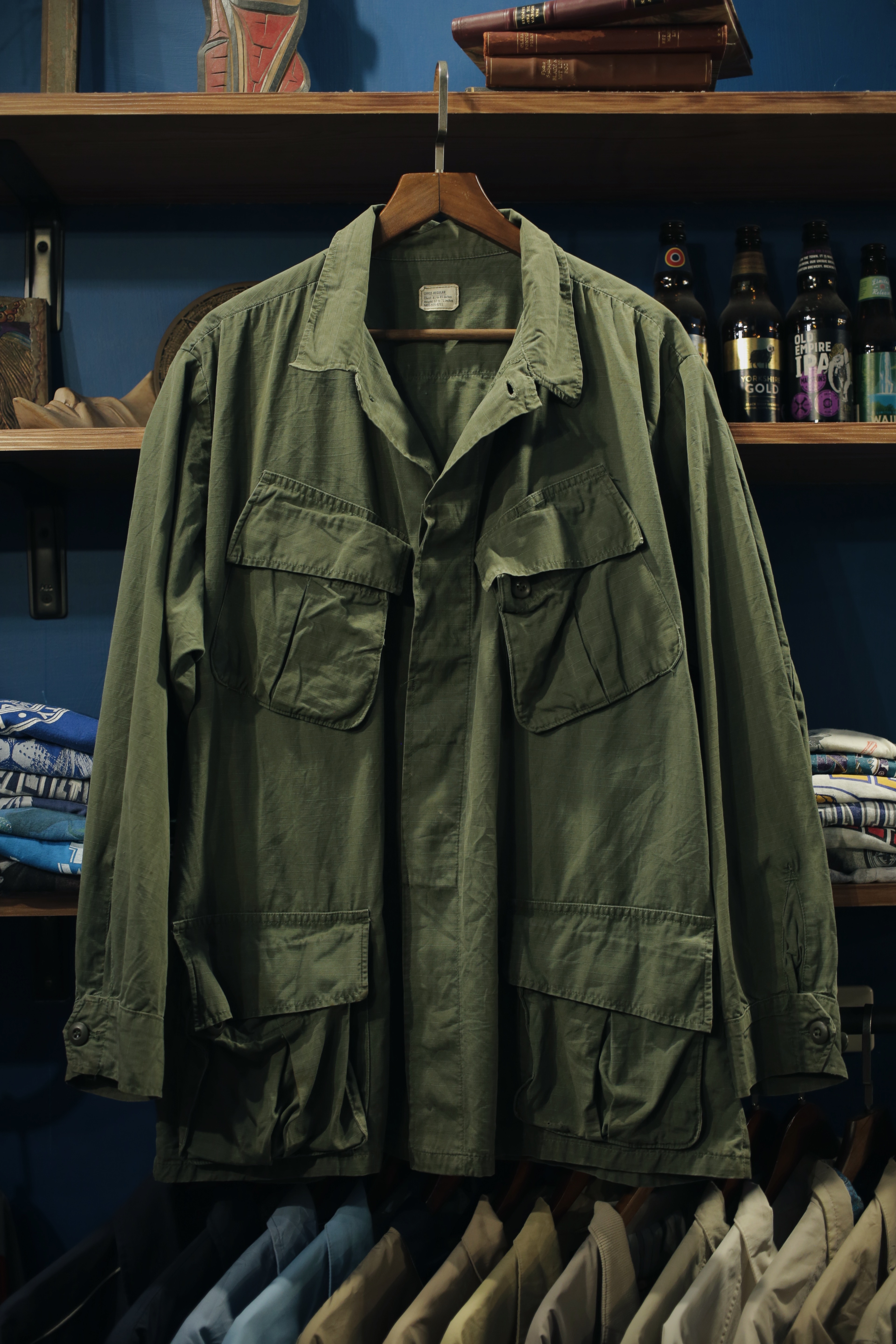 Vintage US Army Jungle Fatigue Jacket / 古著美軍公發越戰叢林夾克-LR