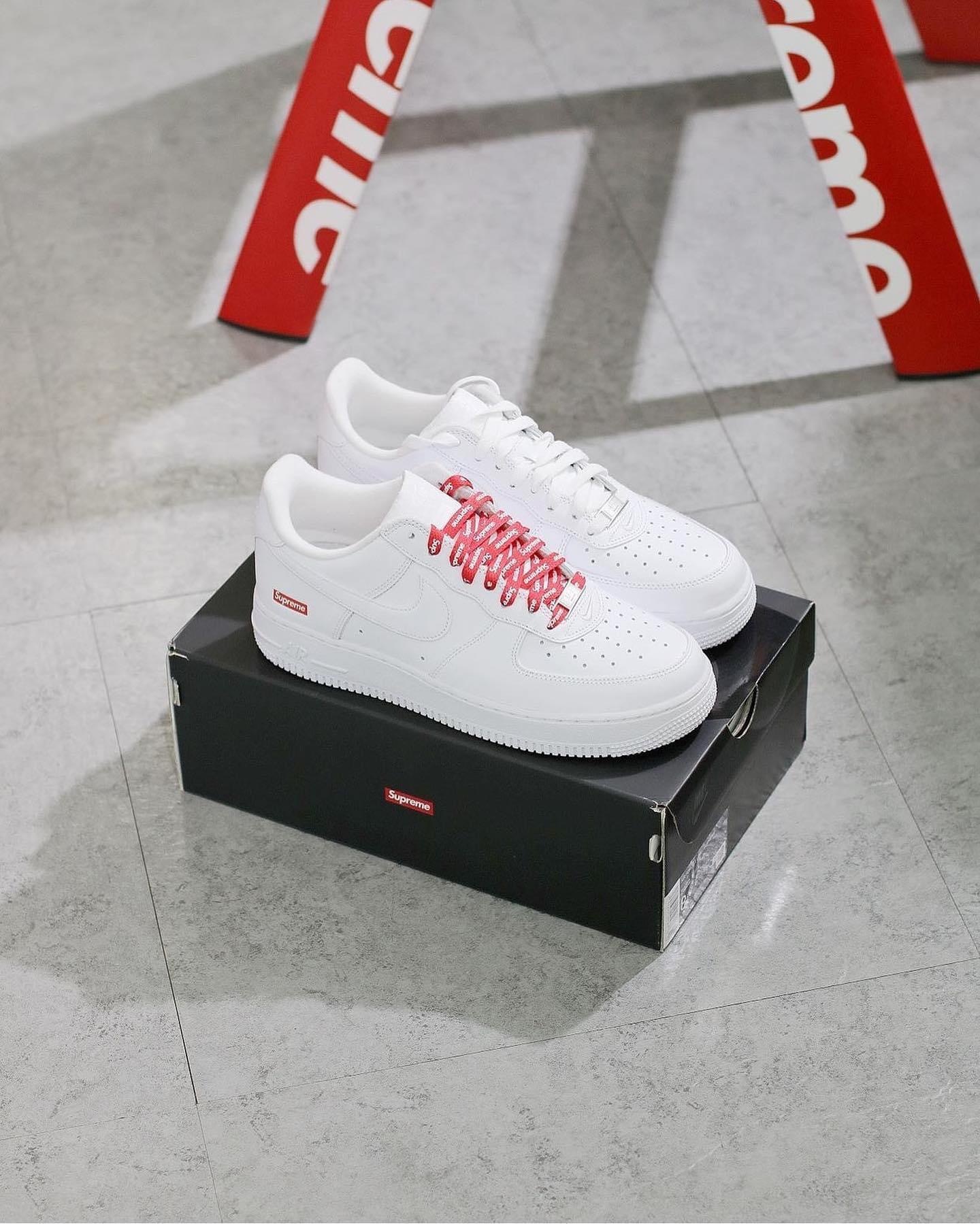 （現貨）Supreme x Nike Air Force 1 Low White  CU9225-100