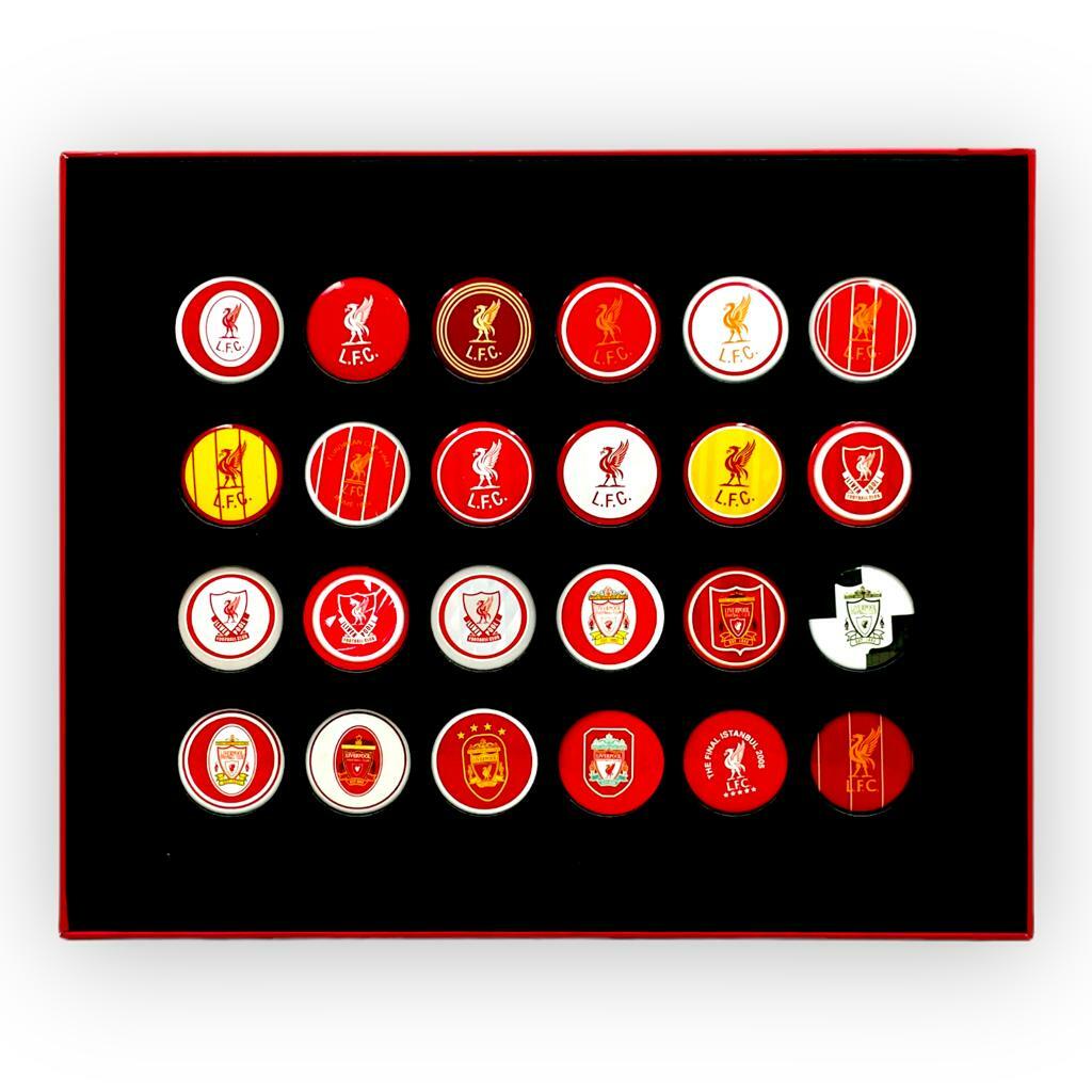 利物浦24個歷代球衣款襟章套裝
