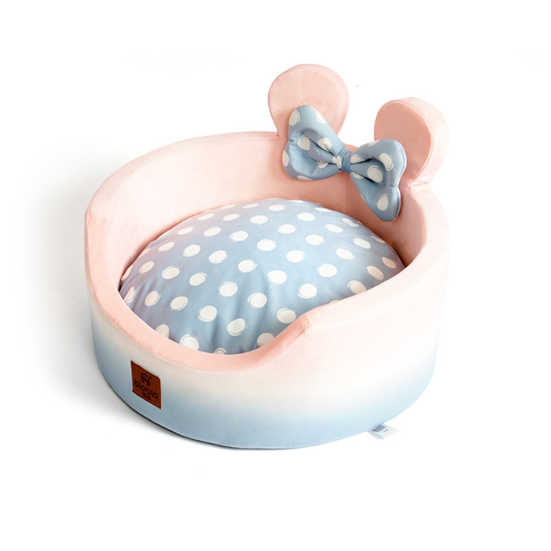 啵啦 宠物窝 少女粉色系列 圆窝，摇篮窝，