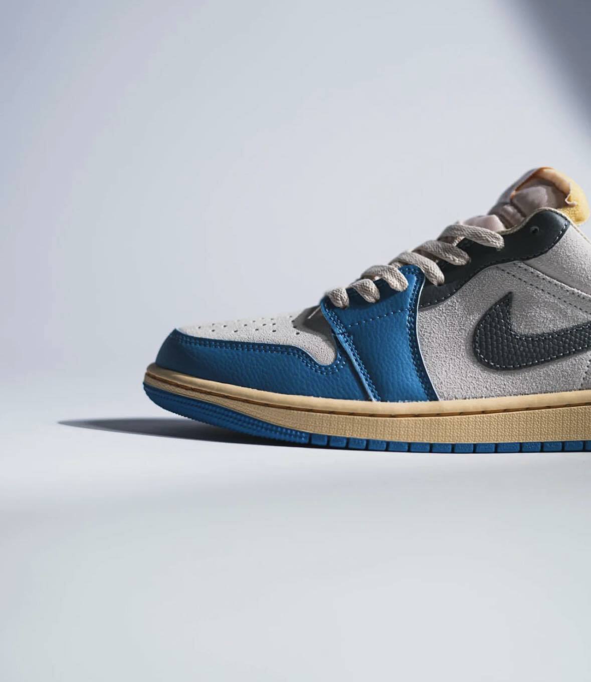 Air Jordan 1 Low " UNC Grey " Tokyo Vintage 東京 限定 喬丹 鞋子 運動鞋 DZ5376-469