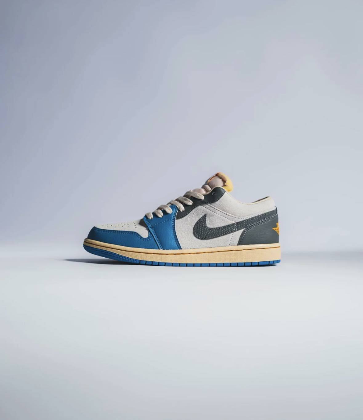 Air Jordan 1 Low " UNC Grey " Tokyo Vintage 東京 限定 喬丹 鞋子 運動鞋 DZ5376-469