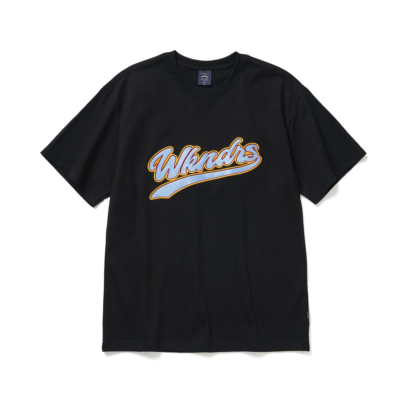 ★2023SS新作★WKNDRS★BASEBALL SCRIPT T-SHIRT WKNDRS 23S/S BASEBALL SCRIPT T-SHIRT